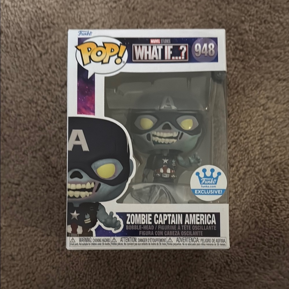 Funko Pop Marvel What If Zombie Captain America